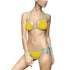 Yellow Women’s Bikini Swimsuit - S / Ocean - All Over Prints