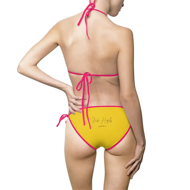 Yellow Women’s Bikini Swimsuit - All Over Prints