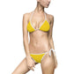 Yellow Women’s Bikini Swimsuit - S / White - All Over Prints