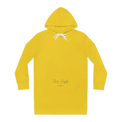 Yellow Women’s Hoodie Dress - S / Seam thread color