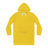 Yellow Women’s Hoodie Dress - S / Seam thread color