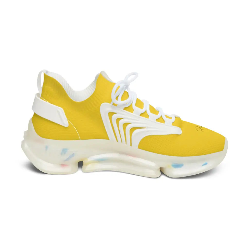 Yellow Women’s Mesh Sneakers - Shoes