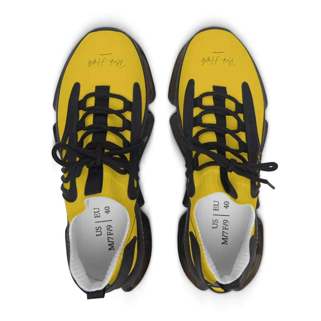 Yellow Women’s Mesh Sneakers - Shoes