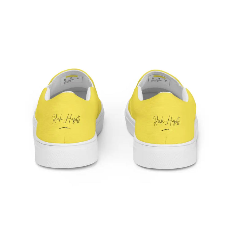 Yellow Women’s slip-on canvas shoes