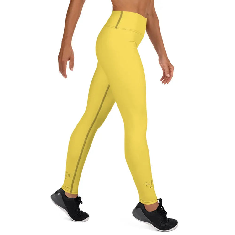 Yellow Yoga Leggings