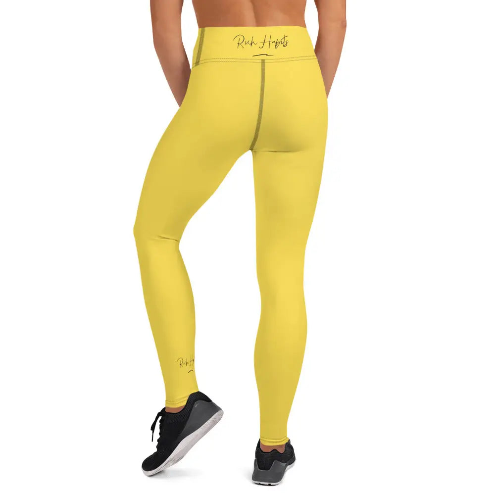 Yellow Yoga Leggings