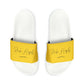 Yellow Youth PU Slide Sandals - Shoes