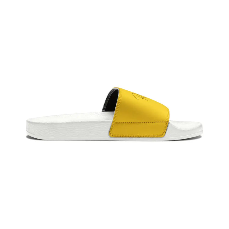 Yellow Youth PU Slide Sandals - Shoes