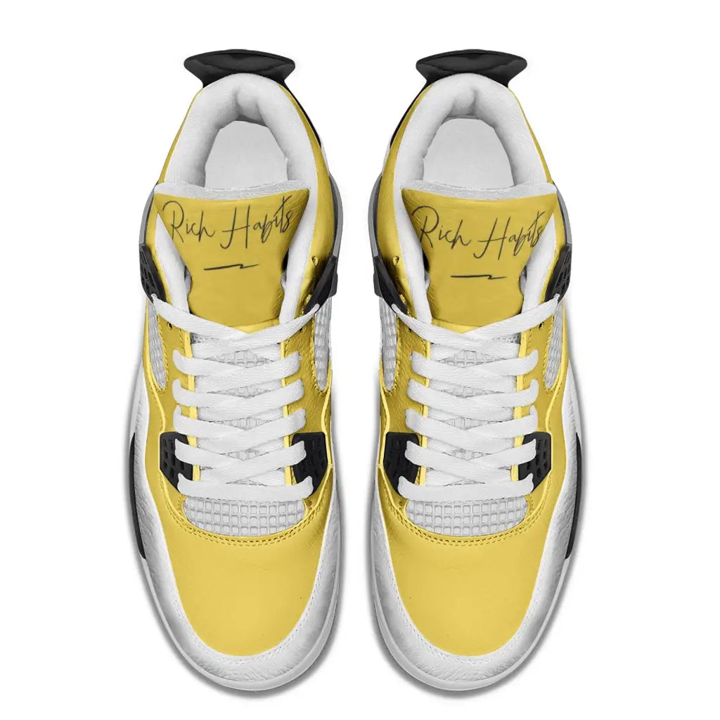 RH4 Yellow/White Fashion Sneakers - Shoes