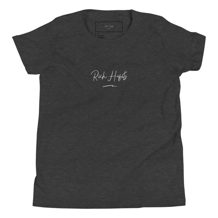 Youth Short Sleeve T-Shirt - Dark Grey Heather / S