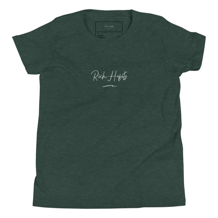 Youth Short Sleeve T-Shirt - Heather Forest / S