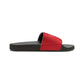 Red Youth PU Slide Sandals - Shoes