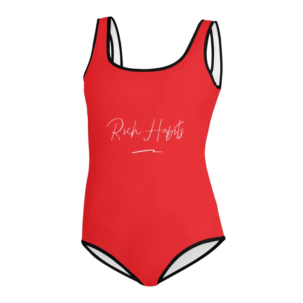 Red Youth Swimsuit - 8